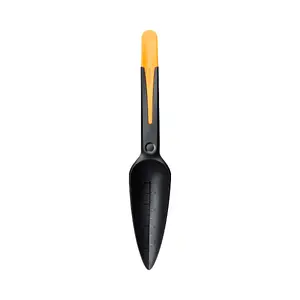 Garden trowel Fiskars F1057641 — hand trowel, black and brown
