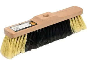 Broom VOREL 35930 (TOYA) — wooden handle, 1 pc