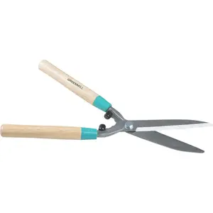Hand Hedge Shears Greenmill GR6426 — wooden handles, 20 cm blade length