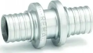 Compression coupling REHAU 17/17 RAUTHERM — straight equal-through plumbing connector