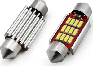 Bulb Amio AMI-01289 LED C5W/C10W 36 mm 12×SMD 4014 CANbus (interior/parking light)