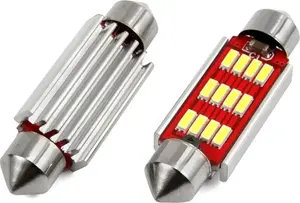 Лампа Amio AMI-01291 LED C5W/C10W 41 мм 12x SMD 4014 CANbus