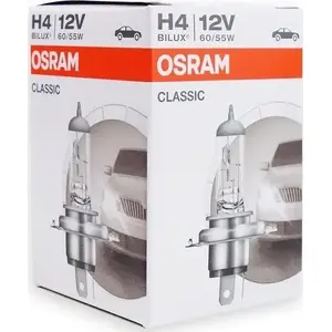 Halogen headlight bulb Osram Classic H4 12V 60/55W P43t