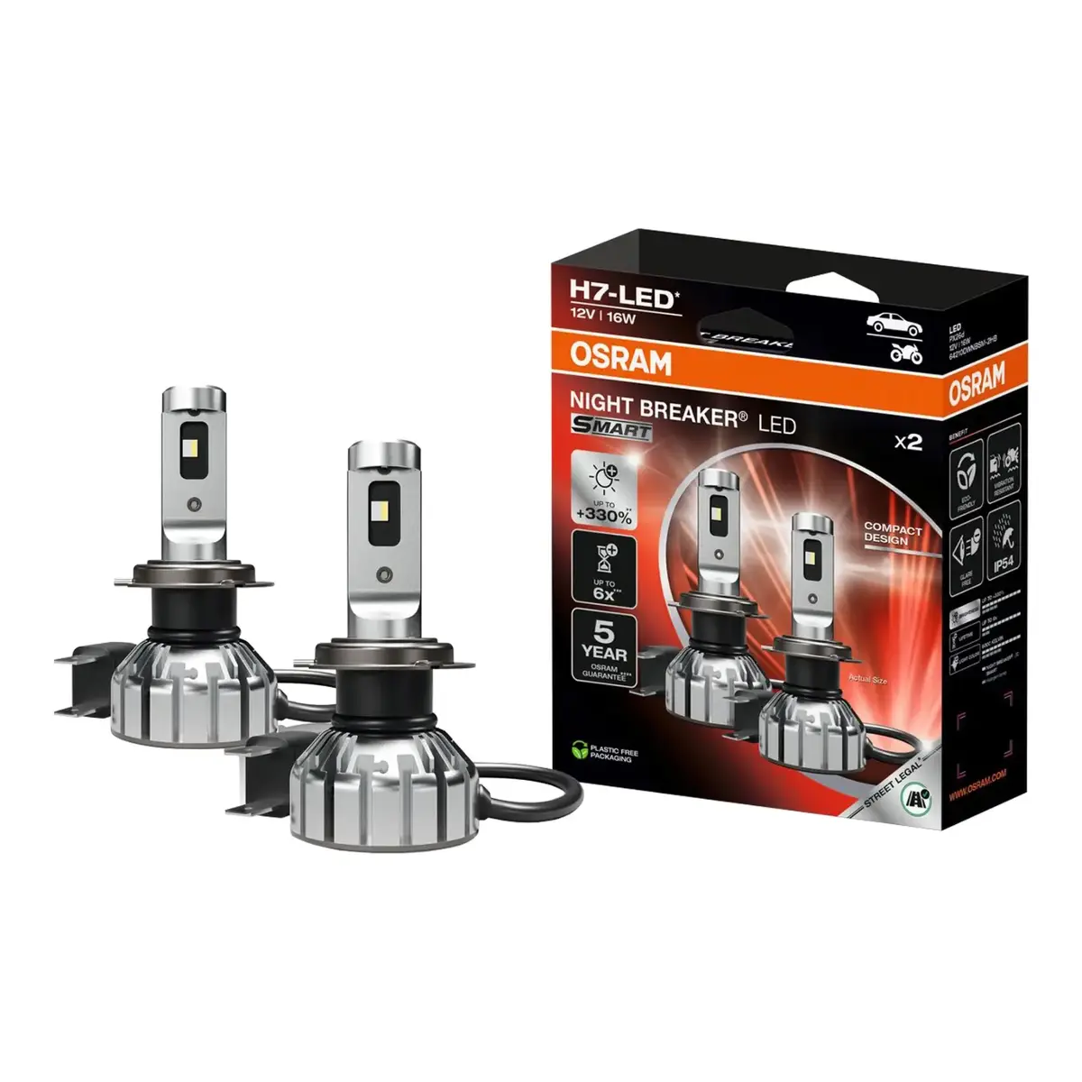 Auto LED spuldze OSRAM 64210DWNBSM-2HB Photo 2