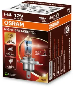 Halogen headlight bulb Osram Night Breaker 220 H4 (64193NB220) 12V