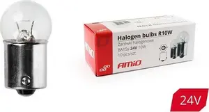 Halogen bulbs R10W BA15s 24V 10 pcs — Amio AMI-01004