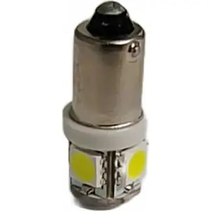Auto LED spuldze King K-BA9S-5050-5SMD, 12 V, BA9S pamatne, SMD 5050