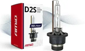 Ksenona spuldze Amio D2S 5500K — 150% jaudas pieaugums (AMI-01973)