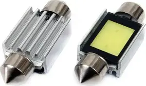 Amio LED CANBUS COB2 Festoon 36mm 12V White interior bulb