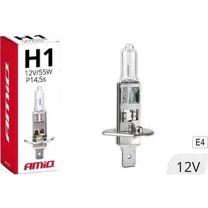 Halogen Bulb H1 12V 55W with UV Filter, Amio