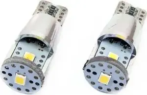 Светодиодная лампа Amio AMI-01637 T10e (W5W) 3× SMD 2835 CANBUS, алюминий, 12V/24V, белая