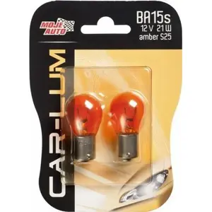 Bulb Moje Auto BAU15s / BAU5s 21W 12V Amber automotive turn signal light