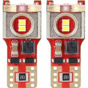 Amio LED spuldze T10 W5W/W10W CANbus 6 SMD 2016 — auto indikators/iekšējā apgaismojuma spuldze