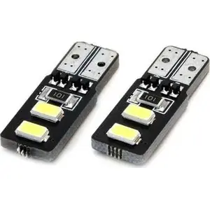 LED bulb Amio T10 (W5W) CANBUS 4SMD 5730 — white light