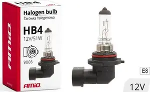Halogen headlight bulb Amio HB4 (9006) 12V 51W