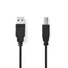 Nedis CCGL60100BK30 USB 2.0 kabelis USB A–USB B 3 m Photo 2