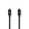 Nedis USB-C кабель CCGP66020BK20 — USB4 Gen 3x2, 2 м Photo 2