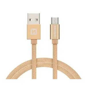 USB cable SWISSTEN 71522204 — USB A to Micro-USB B, USB 2.0, 1.2 m, gold