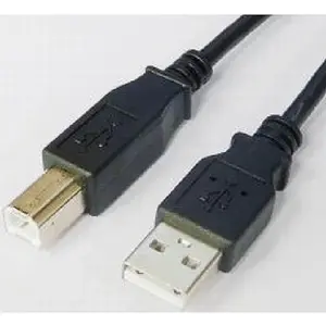 USB cable EFB Elektronik USB A (male) to USB B (male) 1.8 m Black