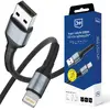 USB kabelis 3MK USB-A uz USB-C 2 m Photo 2
