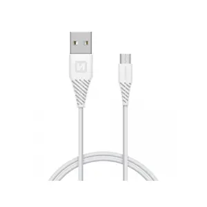 USB cable SWISSTEN 71504300 — USB A to Micro-USB B, USB 3.2 Gen 1 (3.1 Gen 1), 1.5 m, white