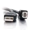 C2G USB 2.0 A/B kabelis 1.01m melns Photo 2