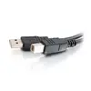 C2G USB 2.0 A/B kabelis 1.01m melns Photo 3
