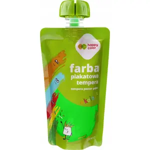 Plakātu tempera krāsa, Happy Color, neona zaļa, 100 ml