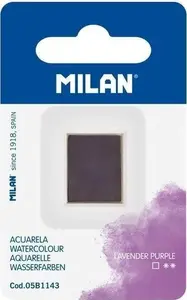 Akvareļu krāsa kace Milan lavandas — viena kaste, pārnēsājams mākslinieka pigments