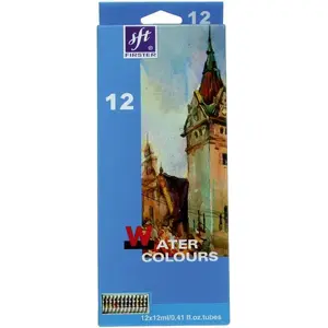 Akvareļu krāsu komplekts Titanum 12 krāsas — Titanum modelis 117237, kompakts komplekts