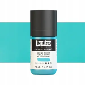 Akrila guaša SMARTMAX LQX Gaiši zils pastāvīgs 59 ml – necaurspīdīga ūdens bāzes krāsa