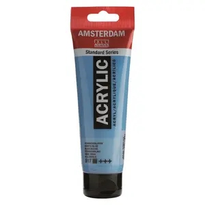 Akrila krāsa Artequipment Amsterdam 17095172 — zils, šķidra/želejveida, 120 ml