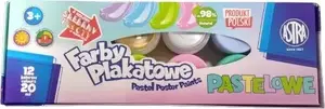 Plakātu krāsas Astra 12 krāsas × 20 ml Standart kastē, ieskaitot zeltu un sudrabu (MPN 301123021)