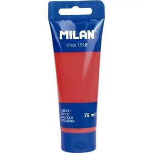 Akrila krāsa tūbiņā Milan 75 ml — sarkans «arbūzs»