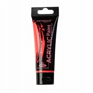 Akryla krāsa Keyroad KR972219 neona 75 ml tūbiņa sarkana