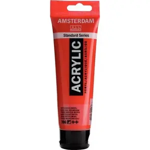 Akrila krāsa Artequipment TALENS AMSTERDAM 120 ml — 396 Naphtol Red Medium