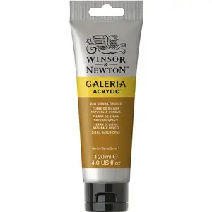 Akrila krāsa tūbiņā Winsor & Newton Galeria 120 ml — Raw Sienna Opaque (brūns)