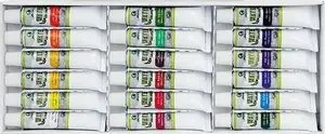 Akvareļu krāsu komplekts Grand E 1338 B — 18 krāsas, 12 ml tūbiņas