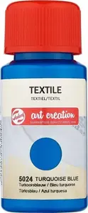 Tekstila krāsa Artequipment Talens Art Creation pudelīte Turquoise Blue 5024