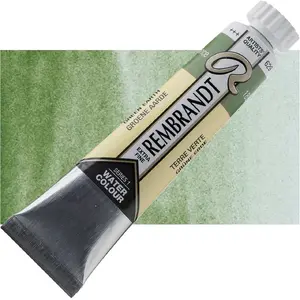 Тюбик акварели Artequipment Rembrandt Green Earth 629 – художественная акварельная краска