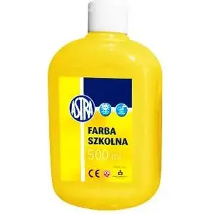 Skolas krāsa Astra 500 ml, dzeltena, modelis 83410904
