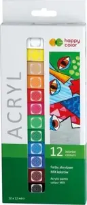 Набор акриловых красок Happy Color 12 мл — 12 цветов