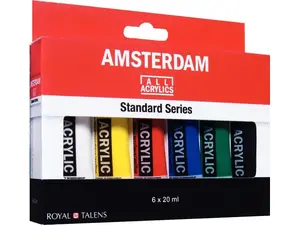 Akriļkrāsu komplekts Talens Standard Series General Selection, 6 × 20 ml, daudzkrāsains