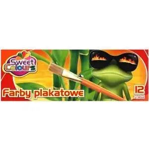 Plakātu krāsas Otocki, komplekts 12 krāsas pa 20 ml