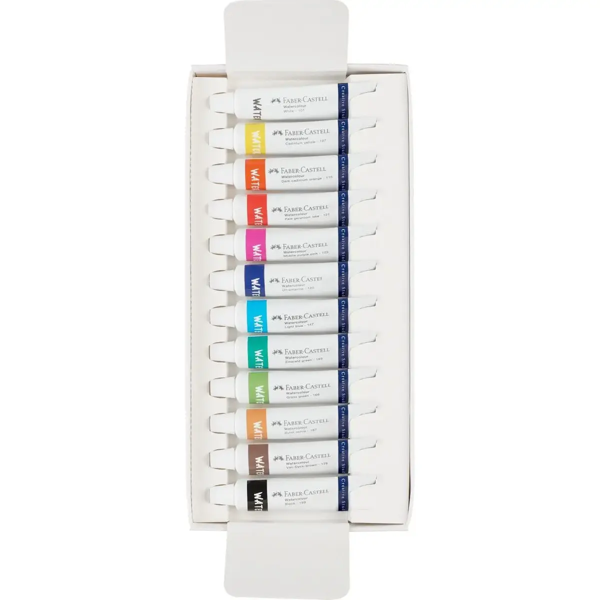 Faber-Castell ūdens krāsas 9 ml, 12 gab. Photo 2