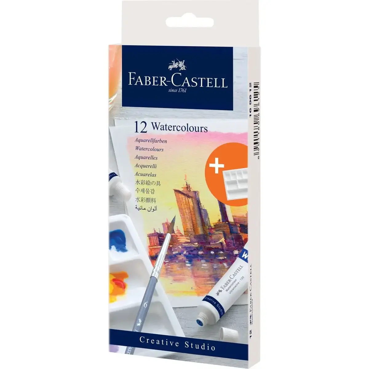 Faber-Castell ūdens krāsas 9 ml, 12 gab. Photo 9