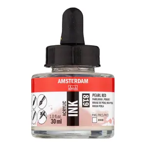 Drawing ink Artequipment Amsterdam 17208190 — red, 30 ml bottle