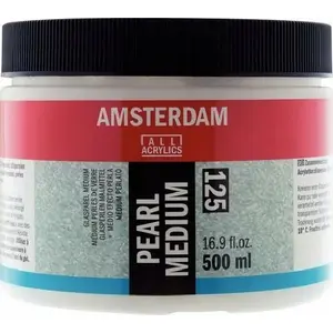 Artequipment Amsterdam Pearl medium 125 jar — Acrylic paint jar, Pearl finish, 125 ml