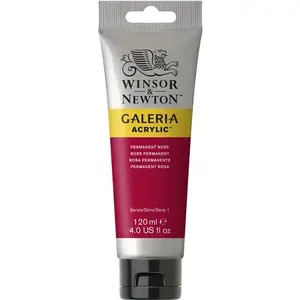 Акриловая краска Winsor & Newton Galeria, 120 мл, Permanent Rose, тюбик