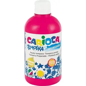 Temperkrāsa Carioca 500 ml neona rozā, Carioca